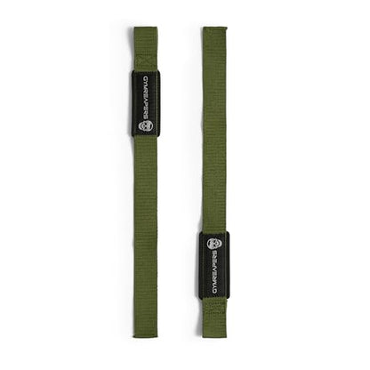 Gymreapers Lifting Wrist Straps for Weightlifting, Bodybuilding, Powerlifting, Strength Training, & Deadlifts - Padded Neoprene with 18" Cotton - color: Military Green