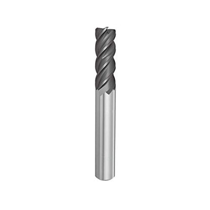 SPEED TIGER IPVR Carbide Corner Radius End Mill for Titanium - Unequal Flute Spacing and Helix Design - 4 Flute - IPVR1T5/8 0.03" 4 - Made in Taiwan (1 Piece, R0.03, 5/8") - size: 5/8 in, style: R0.03