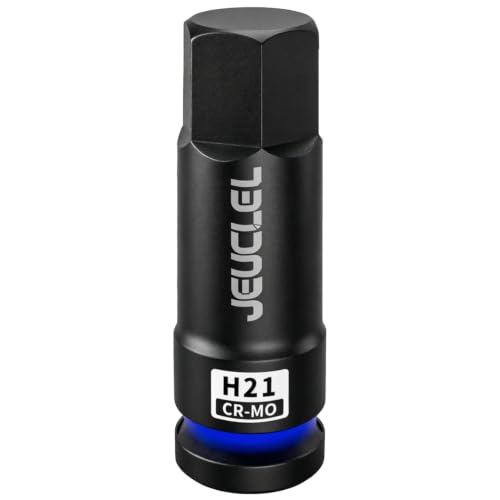 21mm Hex Impact Bit Socket, H21 1/2" Drive Allen Socket, Cr-Mo - size: 1PC | H21 21MM