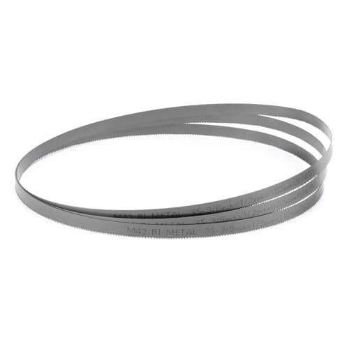 35-3/8 Inch Band Saw Blade 10/14 TPI for Milwauk* Portable Band Saw Blade, Replacement for Milwauk* Bandsaw Blades, 35-3/8" x 1/2" x .020" 10/14 TPI, 3-Pack - size: 35-3/8 Inch(14/18)