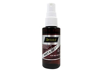 Bob Smith Industries Combo Pack with 1 OZ Thin Viscosity Insta-Cure TM Cyanoacrylate CA Super Glue and 2 OZ Accelerator Insta-Set TM