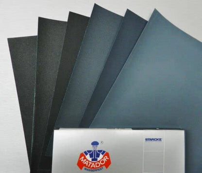 Matador Abrasive Wet or Dry Sandpaper 5 Sheet 7000 Grit 9"x11" S/C Made in Germany