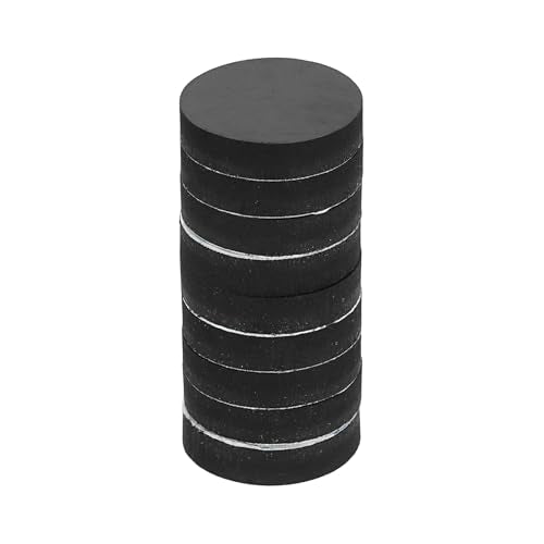 PATIKIL Non Slip Furniture Pads 1" (25mm x 5mm), 10 Pcs Adhesive Backed Round Rubber Feet Anti-Scratch Rubber Furniture Grippers for Hardwood Floor Electronics Bed Drawers DIY - size: 25mm x 5mm