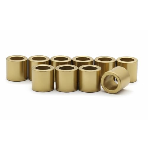 Sintered Bronze Sleeve Bearing Bushing 8mm ID x 12mm OD x 12mm L Oil-Impregnated 10pcs - size: 8*12*12mm