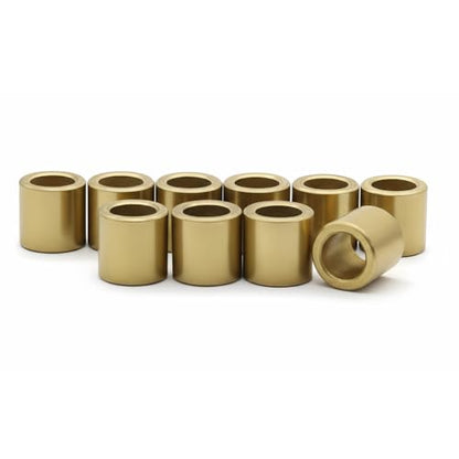 Sintered Bronze Sleeve Bearing Bushing 8mm ID x 12mm OD x 12mm L Oil-Impregnated 10pcs - size: 8*12*12mm