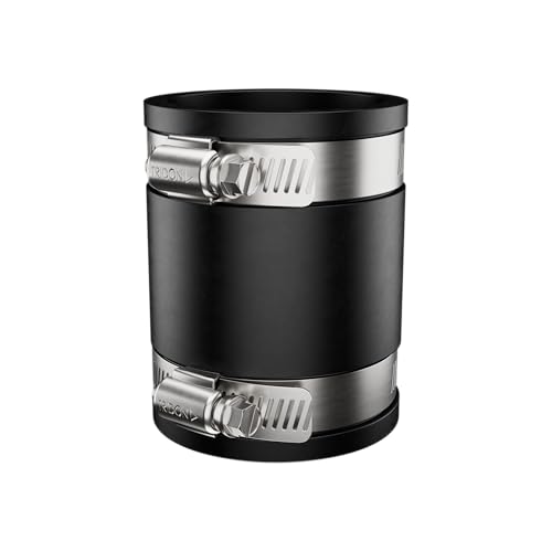Fernco 1056-22 Flexible Pipe Coupling 2” CI/Plastic/Steel to 2” CI/Plastic/Steel - size: 2 Inch