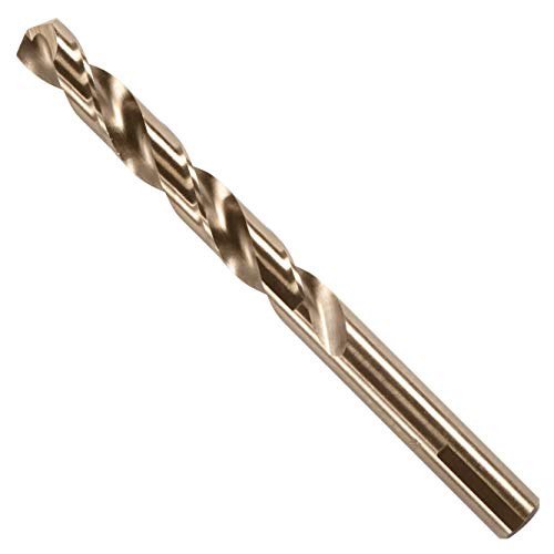 BOSCH CO2159B 1-Piece 1/2 in. x 6 in. Cobalt M42 Metal Drill Bit with Three-Flat Shank for Drilling Applications in Stainless Steel, Cast Iron, Titanium, Light-Gauge Metal, Aluminum - size: 1/2 x 6 in.