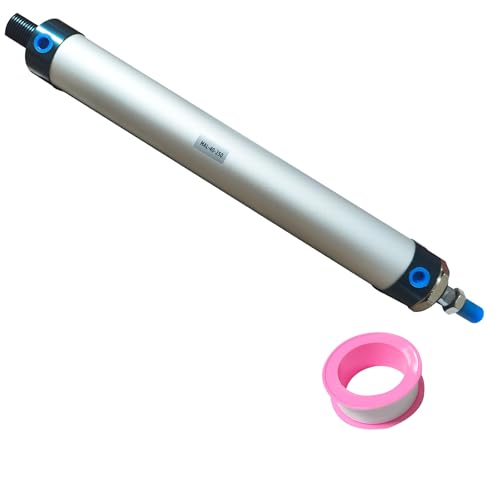 CG WEITENG Pneumatic Mini Pneumatic Cylinder MAL Single Rod Aluminum Double Acting Pneumatic Cylinder 40mm Bore 250mm Stroke(MAL40x250) - color: MAL-40 mm, size: 250 mm