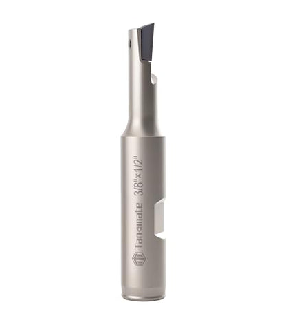 3/8" Dia 1/2" Shank Square Shoulder Indexable Carbide End Mill - size: 3/8" Dia.