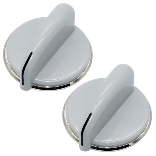 WH01X10462 Dryer Control Knob with Reinforced Metal Ring-2Pack Replacement