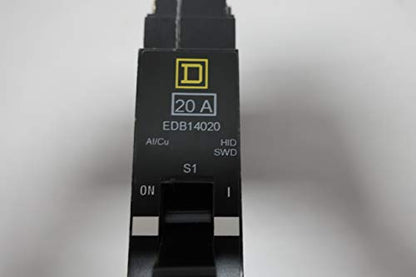 SQUARE D EDB14020 Miniature Circuit Breaker 1P 20A 277V-AC