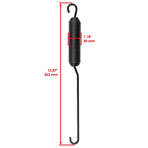 Caltric Extension Spring Compatible With John Deere 38 39 46 47 60 70 100 185 M44810