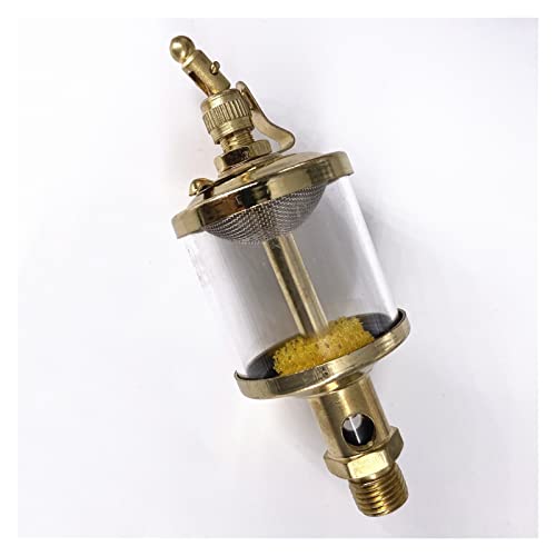 Valve 1/8" 1/4" 3/8" BSP Male Thread Needle Valve Type Oil Cup Machine Tool Lathe Mill Sight Gravity Drip Feed Oiler Lubricator (Size : 400ml, Thread Specification : 3/8") ( Color : 44628 , Size : 200 - color: 44628, size: 200ml