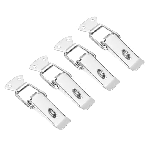 HARFINGTON 4Pcs 1.26" (Total Length:5") Spring Loaded Toggle Latch - size: 5 Inch