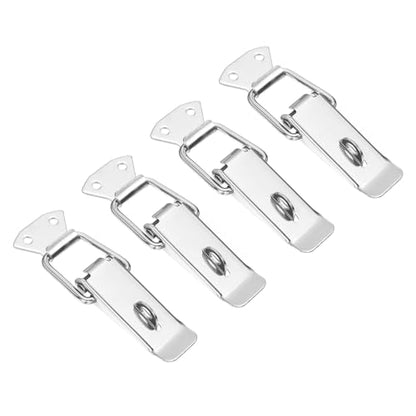 HARFINGTON 4Pcs 1.26" (Total Length:5") Spring Loaded Toggle Latch - size: 5 Inch
