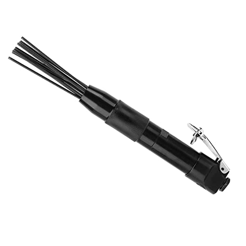 Air Needle Scaler, 4400 rpm 12 Needles Slag Cleaner Air Pneumatic Slag Remove Deburring Cleaning Tool Compact Removal Needle Gun Compressed Air Needle Slag Removing Tool