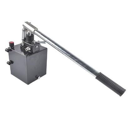 Double Acting Hydraulic Hand Pump, 5 QTs Tank, 2.7 CID, 3600 PSI - size: 5 QTs, 2.7CID