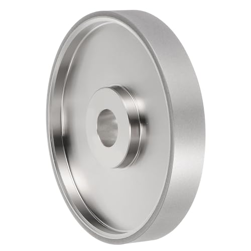 HARFINGTON Diamond Lapidary Wheel 6 Inch x 1 Inch Arbor Hole 500 Grit Grinding Wheels for Stone, Marble, Glass, Ceramics, Crystal, Carbide, Steel - size: 500 Grits