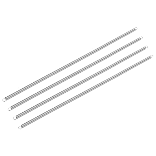 uxcell 4pcs Extension Springs 0.7x6x300mm/0.03x0.24x11.81in Extended Spring - size: 0.7x6x300mm/0.03x0.24x11.81in