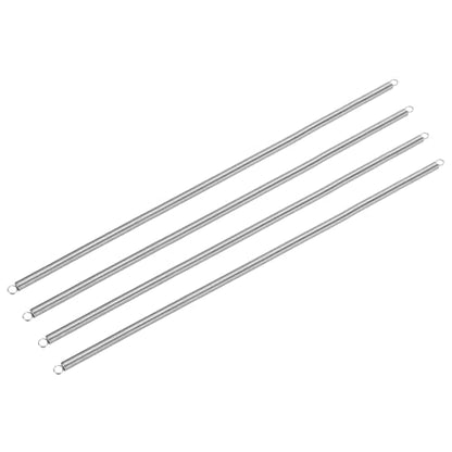 uxcell 4pcs Extension Springs 0.7x6x300mm/0.03x0.24x11.81in Extended Spring - size: 0.7x6x300mm/0.03x0.24x11.81in