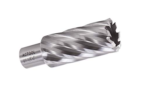 1-1/8" Diameter × 2" Depth of Cut HSS ANNULAR Cutter with 3/4'' Weldon Shank - size: 1-1/8'' x 2''