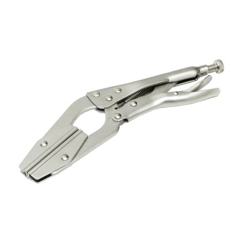 HFS(R) Pinch Off Locking Pliers, Heavy Duty Hose Clamp Tool, 10-1/2 Inch (2-Pack), Wider Jaws for Full Pinch, Angled Arms for Comfort, Ideal for Heater, Radiator, Water, Vacuum, Fuel & Air Lines