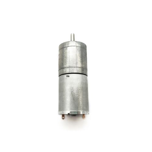 BRINGSMART JGA25-370 Gear Motor 12V 1360rpm DC Low RPM Robot 25MM Gearbox