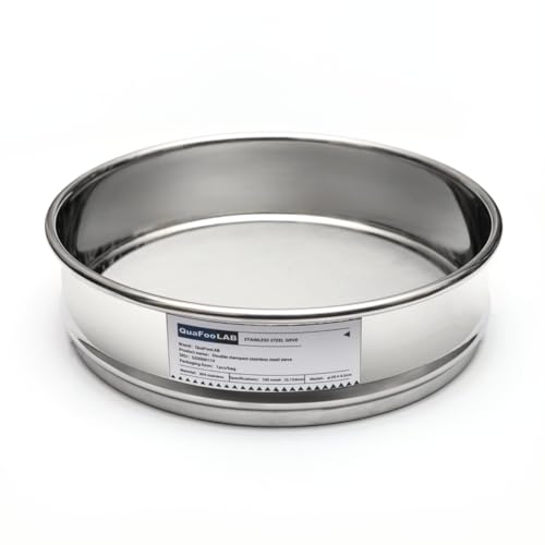 Lab Sieves 10 Mesh, Economy Test Sieve #10 Mesh, 4'' Diameter, 304 Stainless Steel Wire Cloth φ10×4.5cm - size: 10 Mesh（2mm）