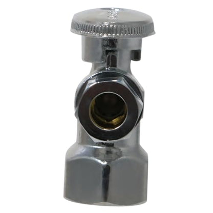 XFITTING 1/2 Inch Female NPT x 3/8 Inch OD Compression Angle Ball Valve, 30-1-5=5XX, 5 Pieces - size: .5" FNPT x .375" Angle