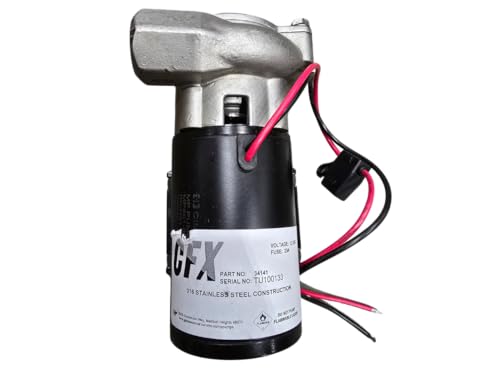 MP34141 CFX75 12V DC Centrifugal Pump | 316 Stainless Steel, Viton Seal | 3/4" NPT, 28 GPM | Heavy-Duty Marine, Agricultural Chemical & Industrial Fluid Transfer | Horizontal Discharge