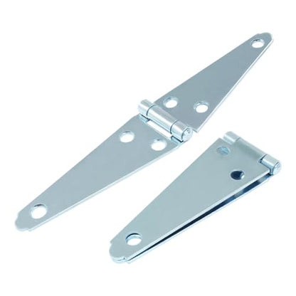 Hordion 4Pcs Strap Hinge Shed Door Hinges, 4 Inch Heavy Duty Gate Hinges - size: 4 Inch, 4Pcs