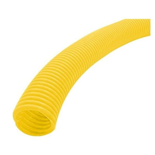 Electriduct Split Wire Loom Tubing Polyethylene Corrugated Flexible Conduit - 1.5" Nominal Size - 10 Feet - Yellow - color: Yellow, size: 1.5 Inch - 10 Feet