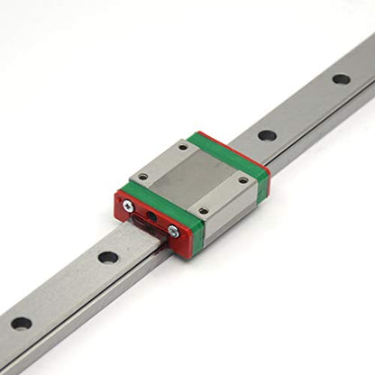 550mm MGN15 Linear Rail Guide with MGN15C Carriage Block for DLP UV 3D Printer and CNC Machine - size: 550mm, style: Rail+MGN15C