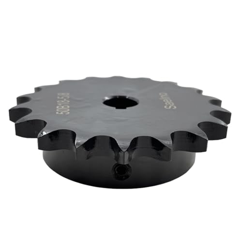 #50 Roller Chain Sprocket Type B 5/8 inch Bore 18 Tooth, Hardened Antirust 1045 Steel Drive Sprockets 50B18-5/8