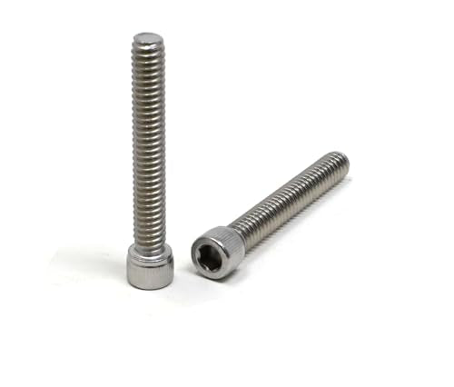 iexcell 25 Pcs 1/4-20 x 1-3/4" Stainless Steel 304 Hex Socket Head Cap Screws Bolts Kit - size: 1/4-20 x 1-3/4" ( Fully Threaded )