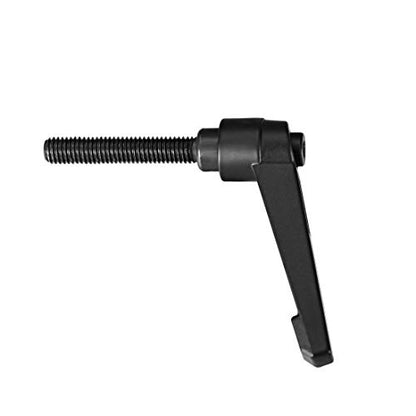 uxcell M8 x 60mm Handle Adjustable Clamping Lever Thread Push Button Ratchet Male Threaded Stud Knobs Locking Rotating Screw Handles Quick Release Bolt Black 3pcs - size: M8x60mm