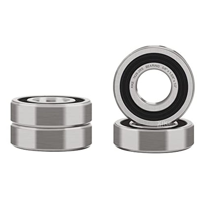 XIKE 4 Pcs 1628-2RS Bearings 5/8" x1-5/8 x1/2", Double Rubber Seals. - size: 1628-2RS Size 5/8"x1-5/8"x1/2"