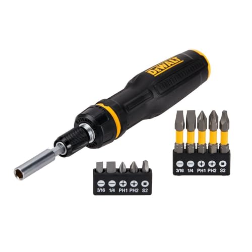 DEWALT Max Fit Telescoping Ratcheting Multi-Bit Combination Screwdriver Set (10-Piece) DWHT68001