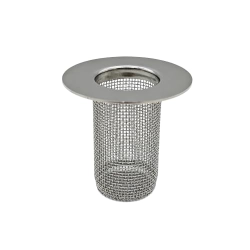 2" Diameter Floor Drain Strainer 2" Tall 304SS Cylinder Filter Basket