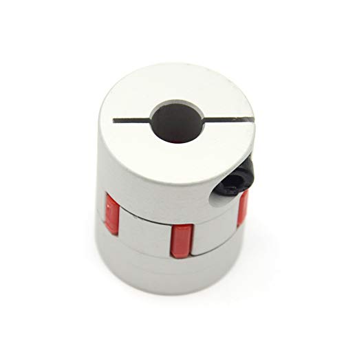 2PCS 5mm to 8mm Aluminium Plum Flexible Shaft Coupling Diameter25mm Length30mm 5x8mm Motor Connector Flexible Coupler for 3D Printer CNC Machine and Servo Stepped Motor（5x8mm） - size: 5x8mm, style: D25 L30