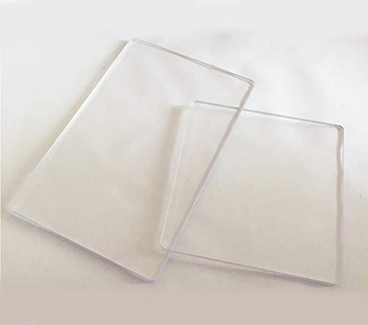 Blank Clear Acrylic Square Material,Plexiglass Laser Cut Square Sheet with Round Corners, DIY Accessory 1/8" Thickness (3.0") - size: 3.0"