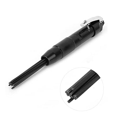 Air Needle Scaler, 4400 rpm 12 Needles Slag Cleaner Air Pneumatic Slag Remove Deburring Cleaning Tool Compact Removal Needle Gun Compressed Air Needle Slag Removing Tool