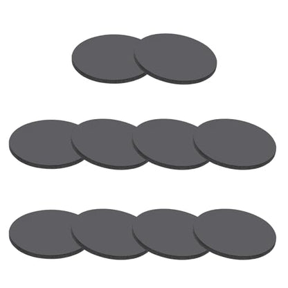 PATIKIL Rubber Solid Discs Washers 35mm OD x 2mm Thick Black 10 Pcs - size: 35mm x 2mm