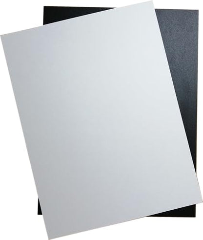 White ABS Plastic Sheets- 0.060" Thick,12" x 16", 6 Pack for Laser Cutting, and Moldable - color: White, size: 12" x 16"