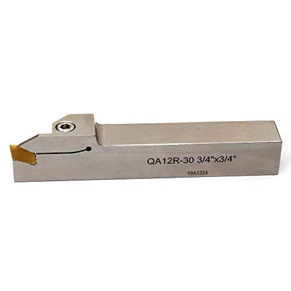 OSCARBIDE 3/4" QA12R-30 Lathe Grooving Parting Holder 10 Inserts Right-Hand