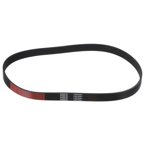 uxcell 6K360/6PK915 Serpentine Belt 6 Ribs 915mm Length x 21mm Width x 5mm Height, EPDM Poly V Belt, Multi Wedge Micro V Belt for Vehicle - size: 6PK915