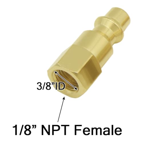 Joywayus 4PCS 1/8 Inch NPT Female Industrial Air Hose Quick Connect - size: 1/8"NPT Female