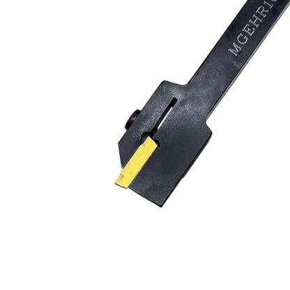 12PCS 1/2” Grooving Tool Holder MGEHR1212-2 with MGMN200 Grooving Insert Cut Off Parting Tools Turning Insert Carbide Insert for Steel Grooving Width 0.78" - color: 1/2" Groovinng holder + MGMN200