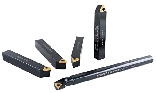 Accusize Industrial Tools Mini Indexable Turning Tool Boring, 3/4 in - size: 3/4 in.