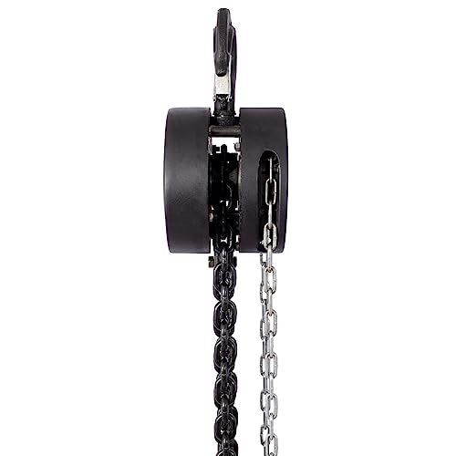 Gecheer Manual Chain Hoist 5-Ton (11000 lbs) Capacity, 10-Foot Lifting Height, Heavy-Duty Steel Construction with Dual Forged Hooks